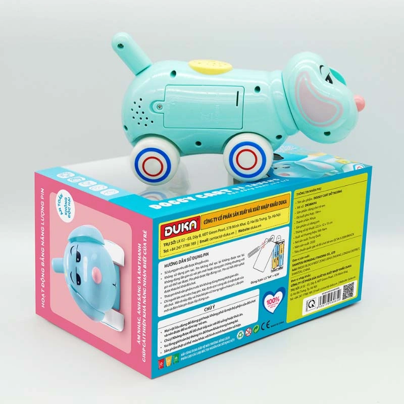 Đồ chơi doggy cart dễ thương Happy baby DK580016 3