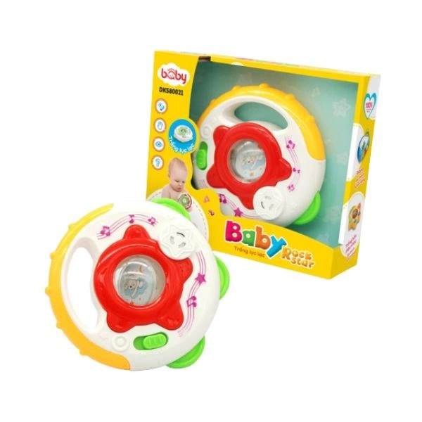 Đồ chơi baby rock star - trống bốn điệu nhạc Happy baby DK580018 10
