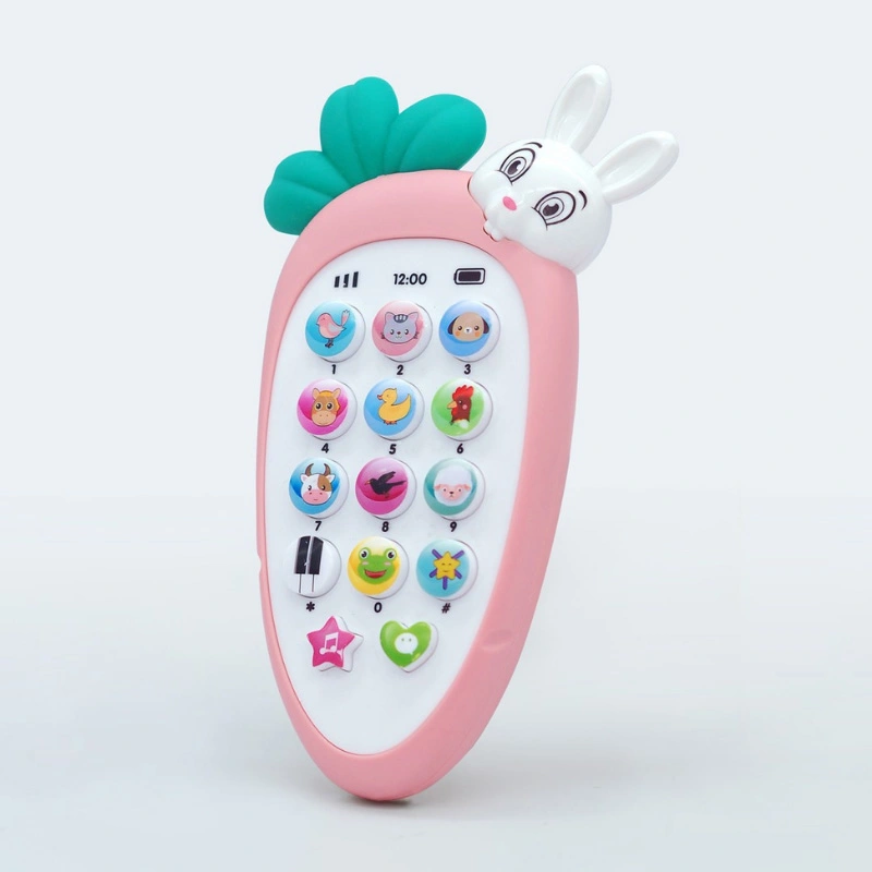 Đồ chơi điện thoại thỏ hồng Happy baby DK81050 2