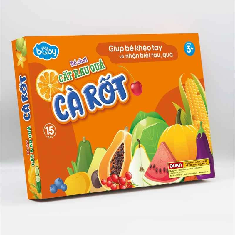 Đồ chơi cắt rau quả Happy baby DK81053 (15 chi tiết) 3