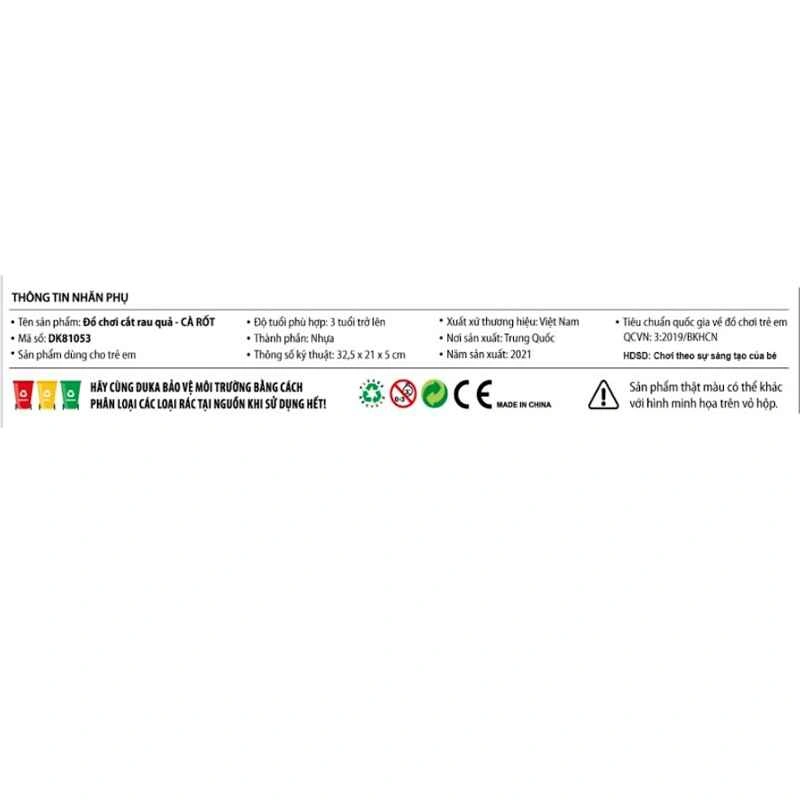 Đồ chơi cắt rau quả Happy baby DK81053 (15 chi tiết) 6