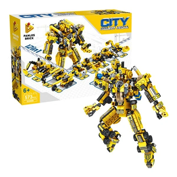 Đồ chơi lắp ráp 12 trong 1 Panlos Brick 633008 (573 chi tiết) 1
