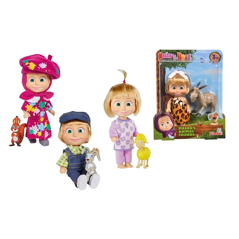 Đồ chơi búp bê Masha's animal friends Masha and The Bear - Màu ngẫu nhiên 3