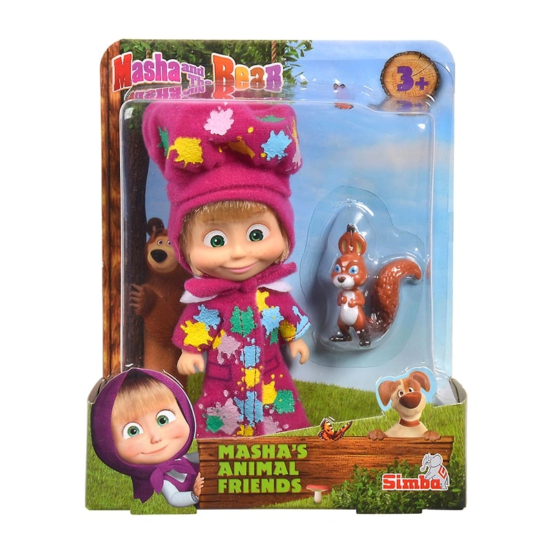Đồ chơi búp bê Masha's animal friends Masha and The Bear - Màu ngẫu nhiên 6
