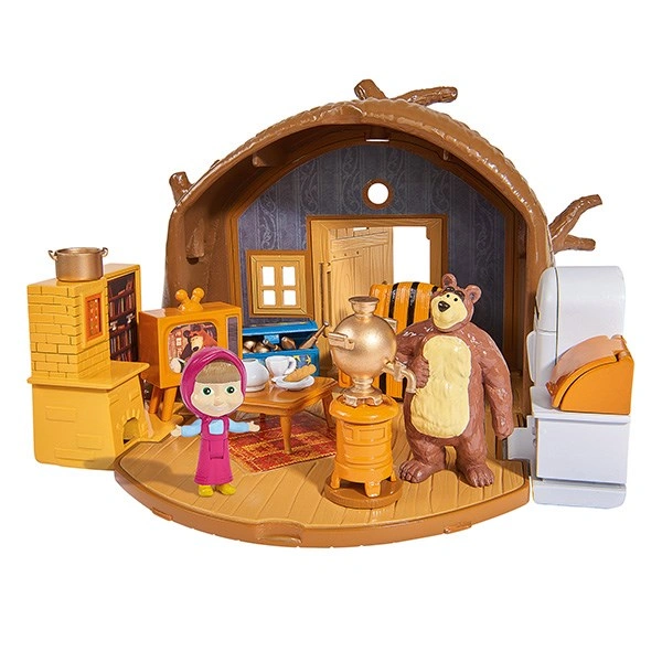 Đồ chơi ngôi nhà gấu Masha playset "bear's house" Masha and The Bear 1