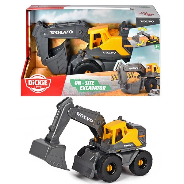 Đồ chơi xe xây dựng volvo on-site excavator Dickie Toys 1