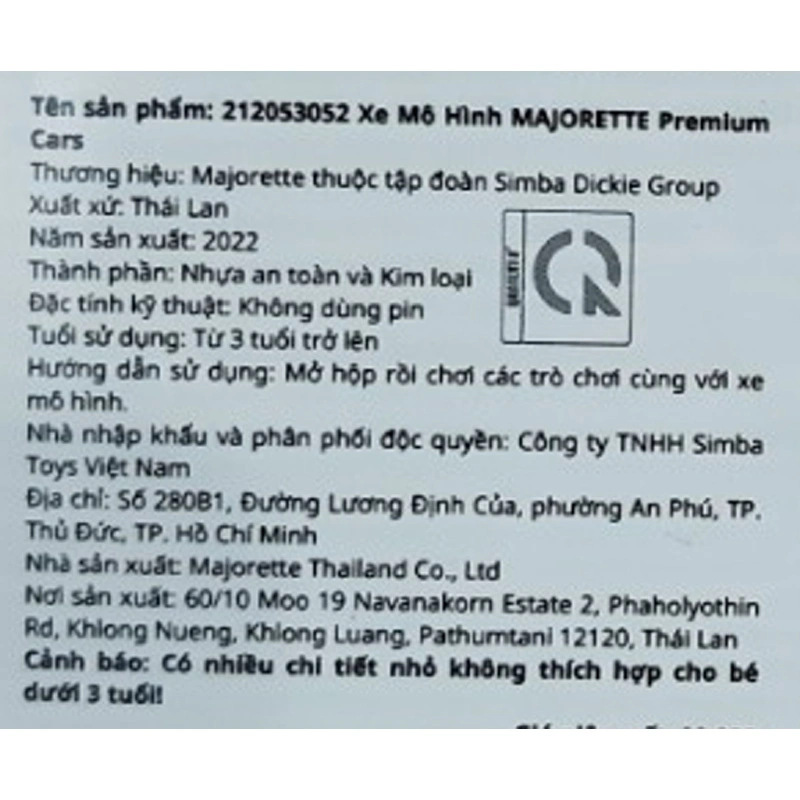 Đồ chơi xe mô hình premium cars Majorette - Màu ngẫu nhiên 5