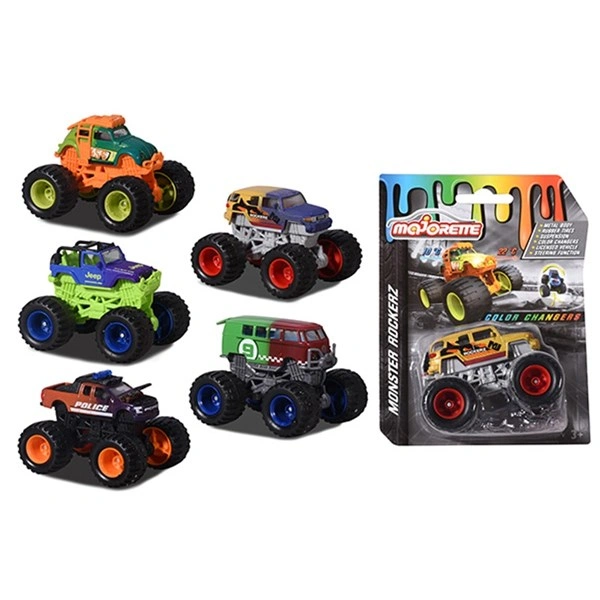 Đồ chơi xe mô hình vượt địa hình monster rockerz color changers Majorette - Màu ngẫu nhiên 1
