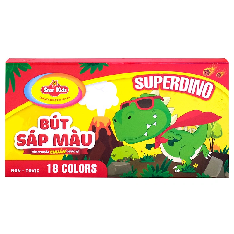 Đồ chơi bút sáp 24 màu Star Kids K-CR24/2 - Màu ngẫu nhiên 4