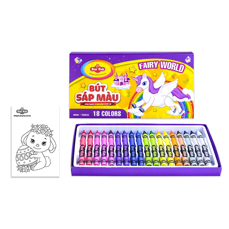 Đồ chơi bút sáp 24 màu Star Kids K-CR24/2 - Màu ngẫu nhiên 6