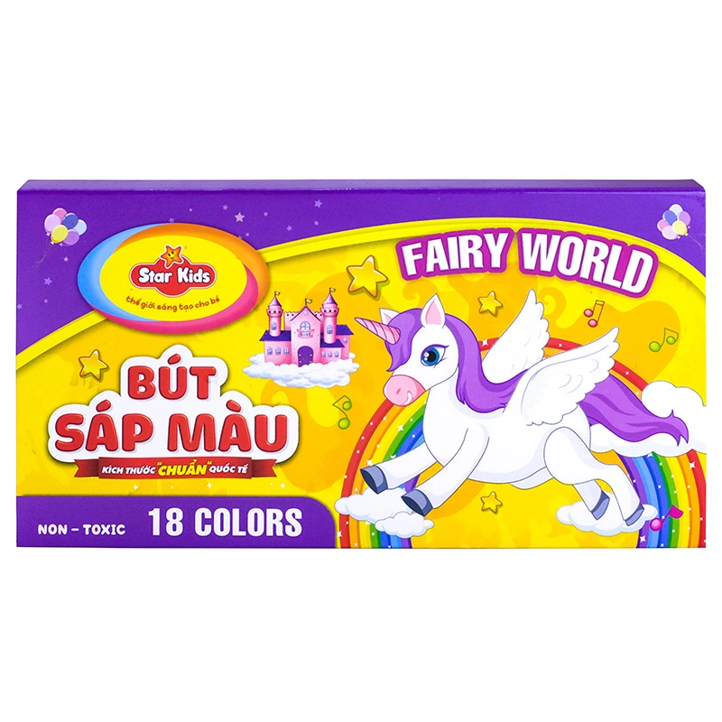 Đồ chơi bút sáp 24 màu Star Kids K-CR24/2 - Màu ngẫu nhiên 7
