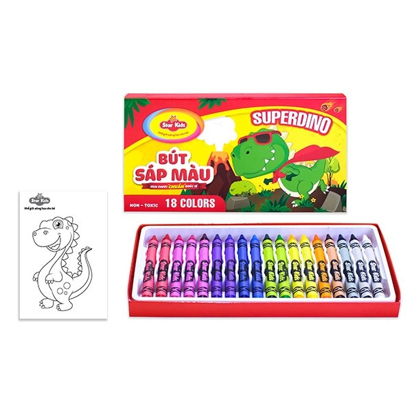 Đồ chơi bút sáp 24 màu Star Kids K-CR24/2 - Màu ngẫu nhiên 3