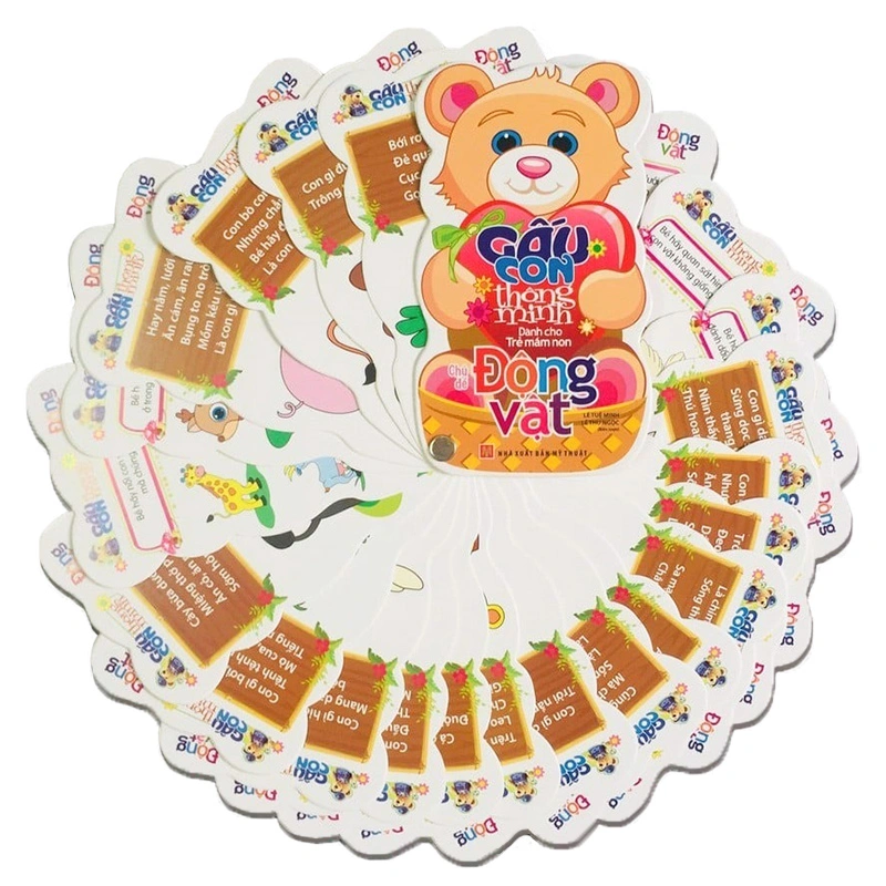 Sách gấu con thông minh Minh Long - chủ đề động vật 2