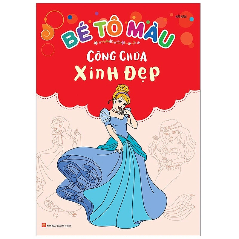 Bộ sách tập tô màu công chúa Minh Long (túi 6 cuốn) 3