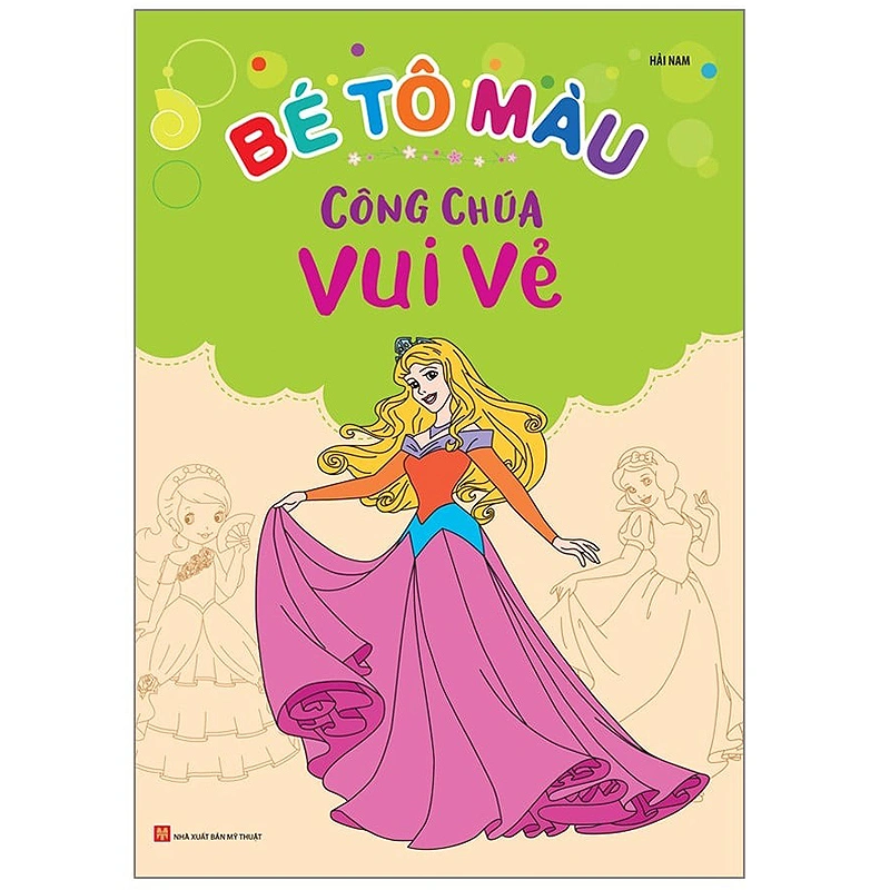 Bộ sách tập tô màu công chúa Minh Long (túi 6 cuốn) 4