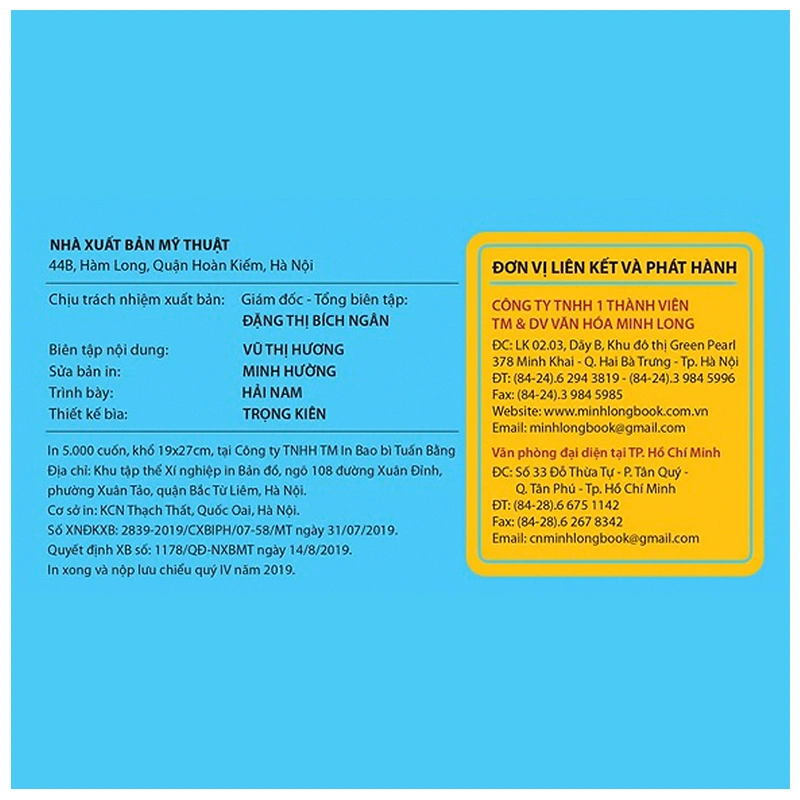 Bộ sách tập tô màu công chúa Minh Long (túi 6 cuốn) 9