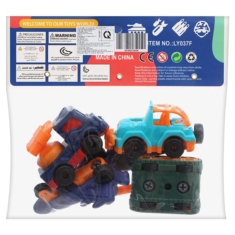 Đồ chơi xe công trình 3L 3LLY037F (4 chiếc) 3