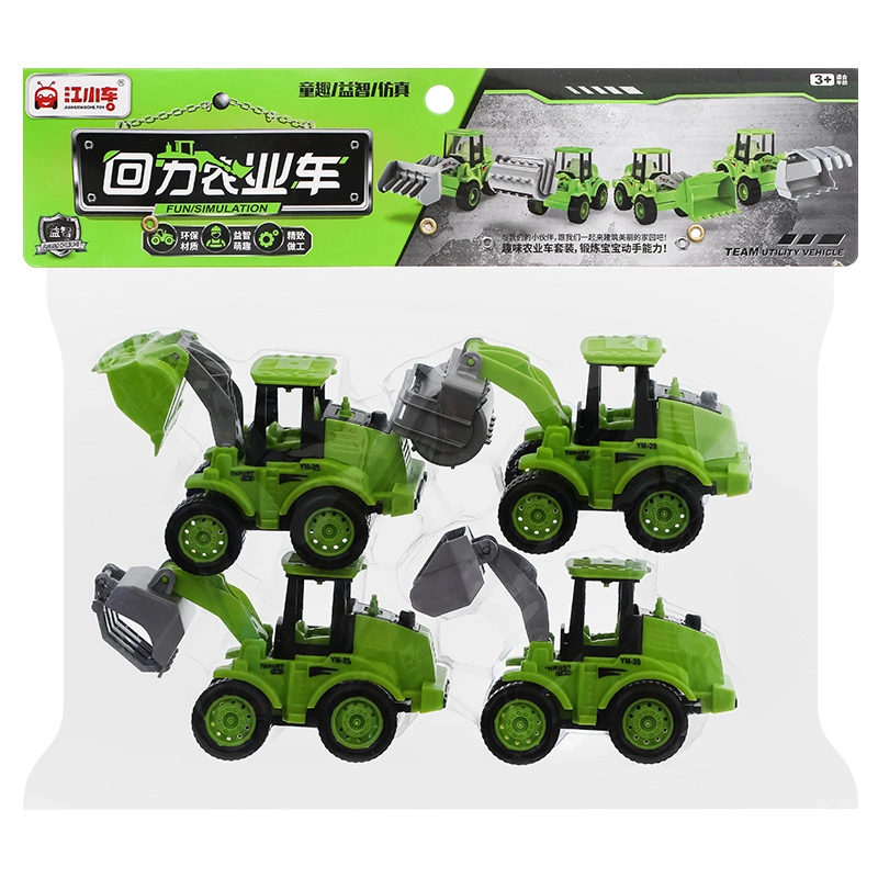 Đồ chơi xe công trình 3L 3L832-C20 (4 chiếc) 2