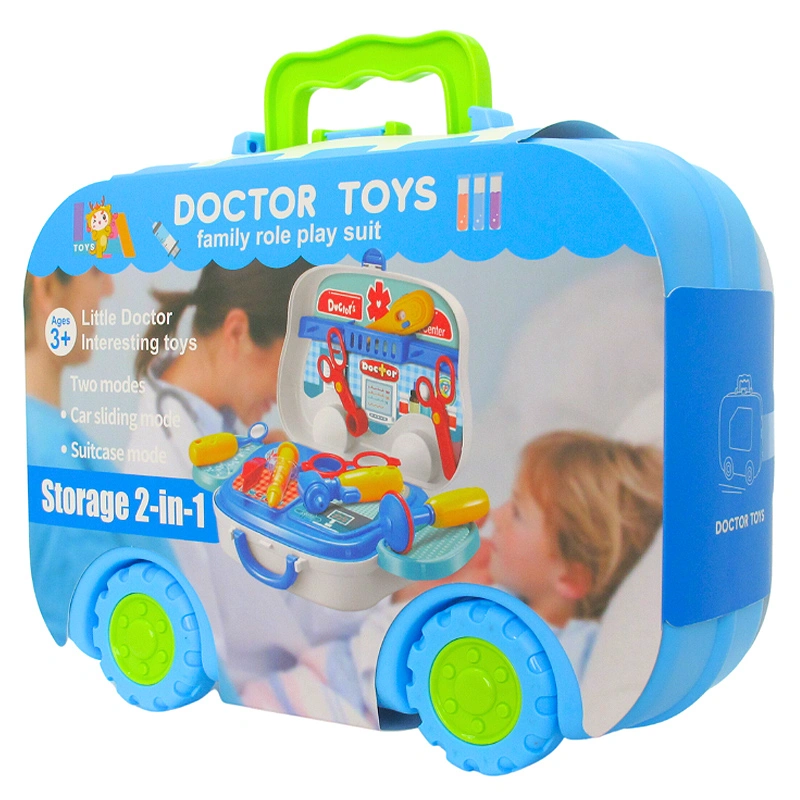 Đồ chơi vali bánh xe đựng dụng cụ bác sỹ LATOYS LA5568A-5 (9 chi tiết) 3