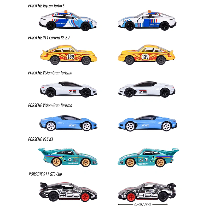 Đồ chơi xe mô hình porsche deluxe Majorette - Màu ngẫu nhiên 5