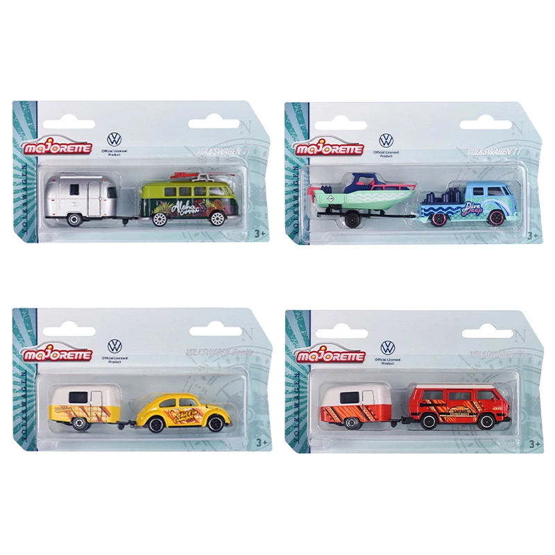 Đồ chơi xe mô hình vw the originals trailer Majorette - Màu ngẫu nhiên 2
