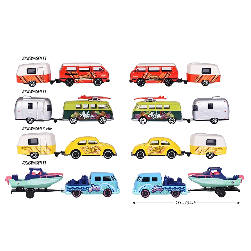 Đồ chơi xe mô hình vw the originals trailer Majorette - Màu ngẫu nhiên 5