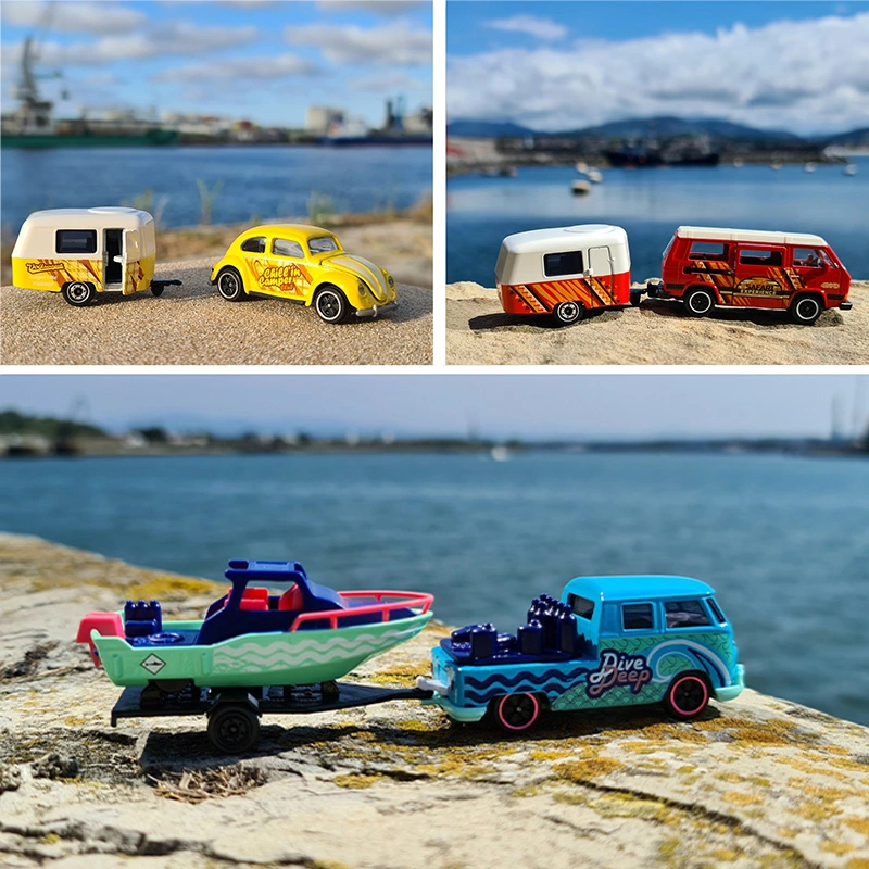 Đồ chơi xe mô hình vw the originals trailer Majorette - Màu ngẫu nhiên 6