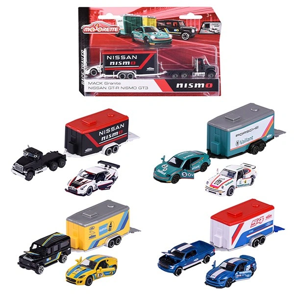 Đồ chơi xe mô hình car trailer Majorette- Màu ngẫu nhiên 1