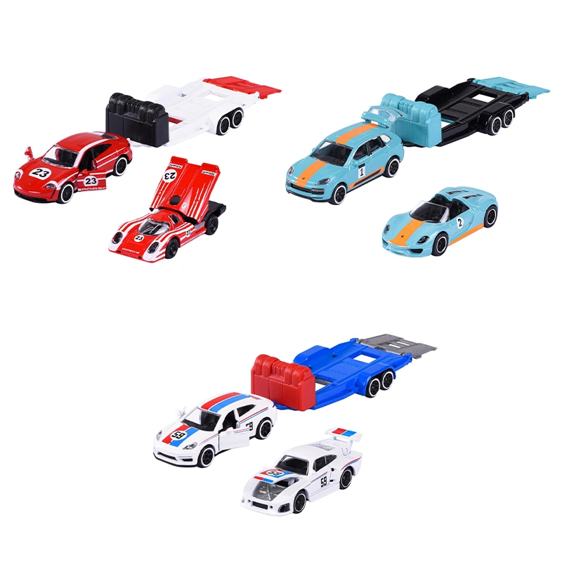 Đồ chơi xe mô hình porsche motorsport race trailer Majorette - Màu ngẫu nhiên 3