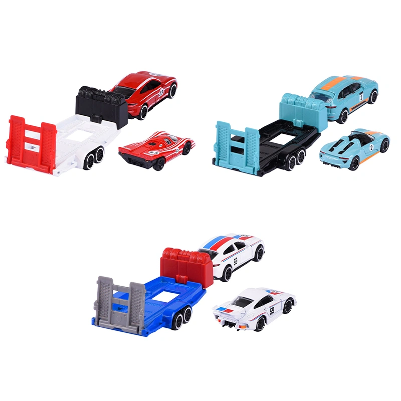 Đồ chơi xe mô hình porsche motorsport race trailer Majorette - Màu ngẫu nhiên 4