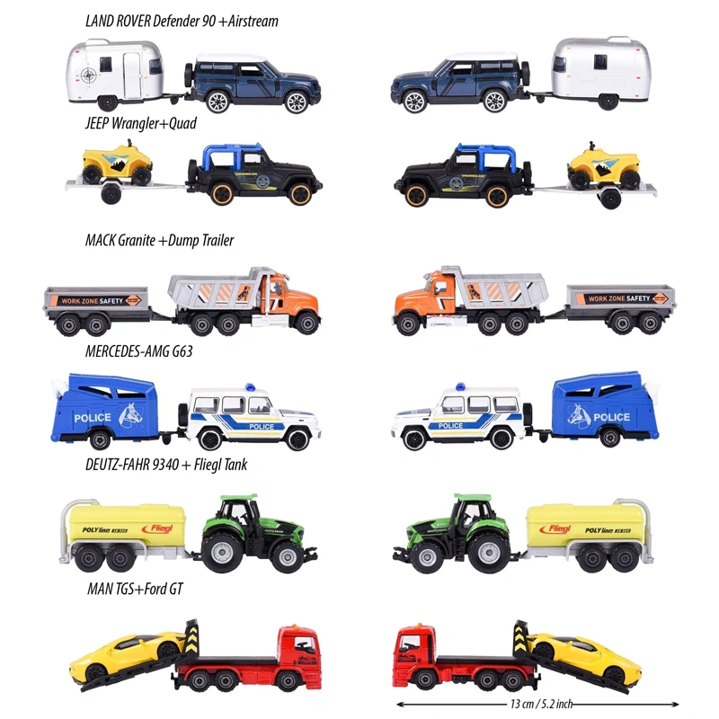 Đồ chơi xe mô hình trailer Majorette - Màu ngẫu nhiên 9