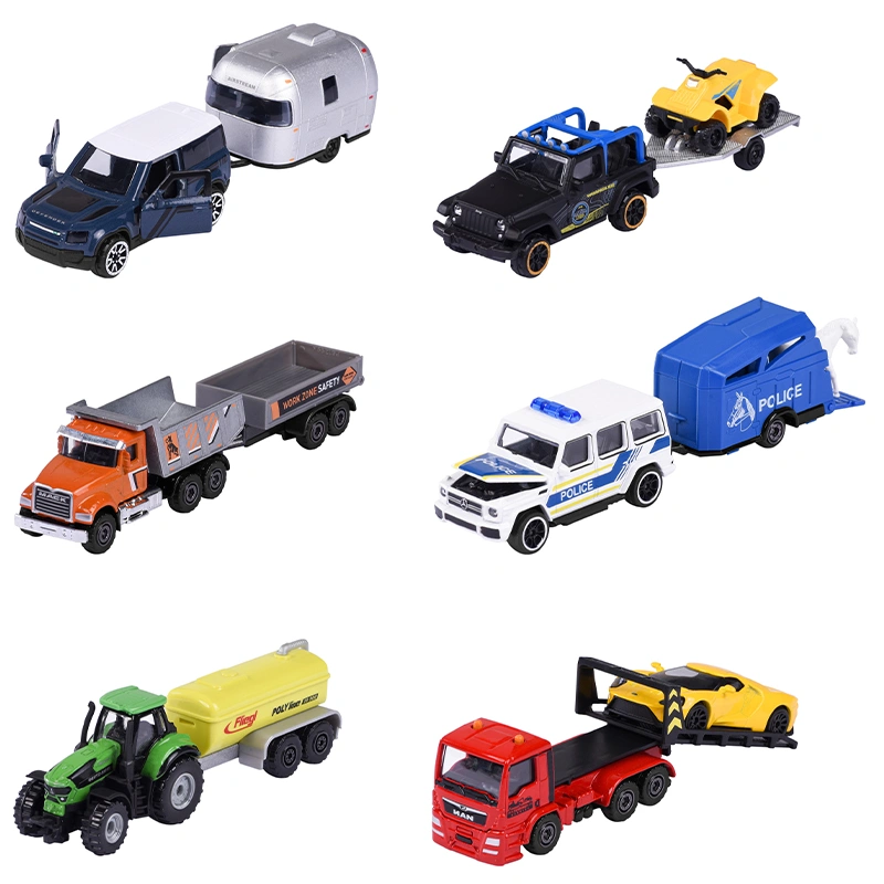 Đồ chơi xe mô hình trailer Majorette - Màu ngẫu nhiên 2