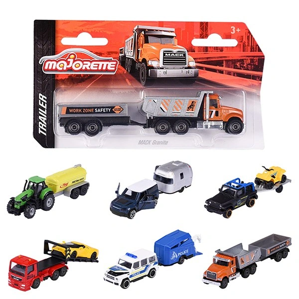 Đồ chơi xe mô hình trailer Majorette - Màu ngẫu nhiên 1