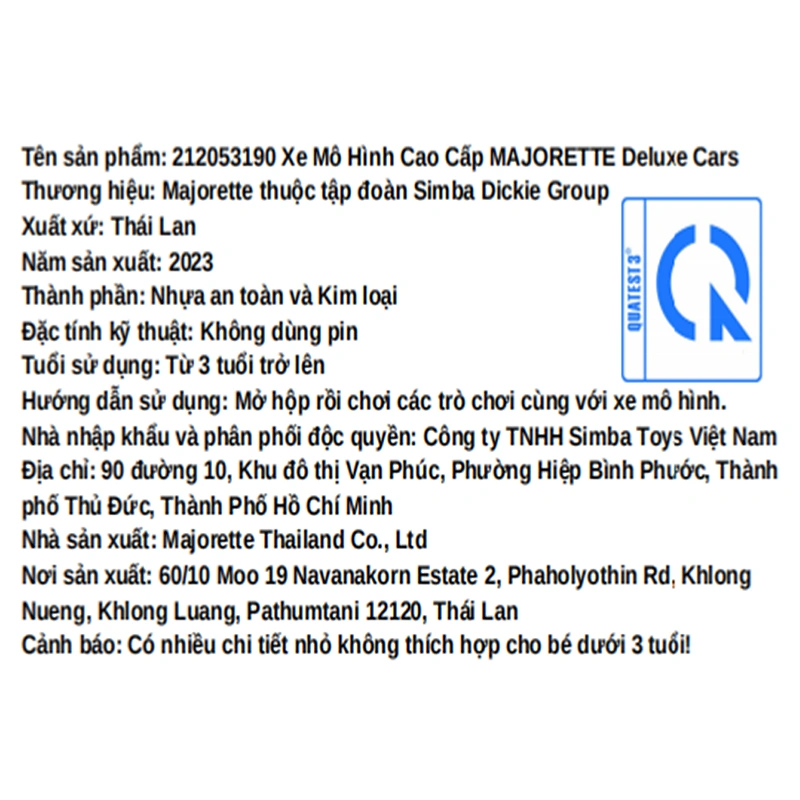 Đồ chơi xe mô hình deluxe cars Majorette - Màu ngẫu nhiên 11