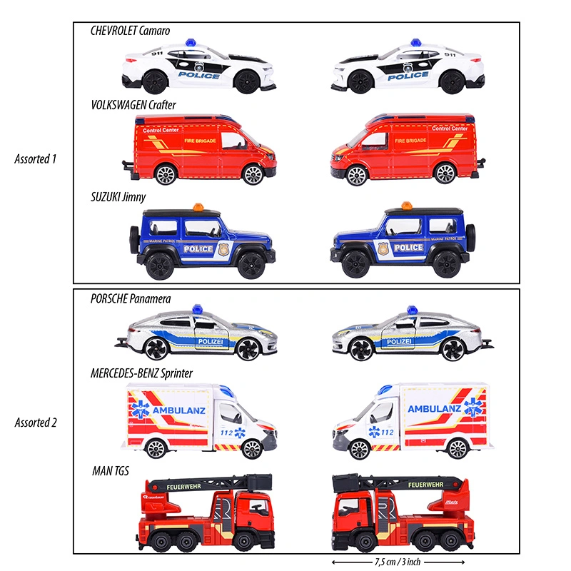 Đồ chơi xe mô hình cứu hộ s.o.s Majorette - Màu ngẫu nhiên 4