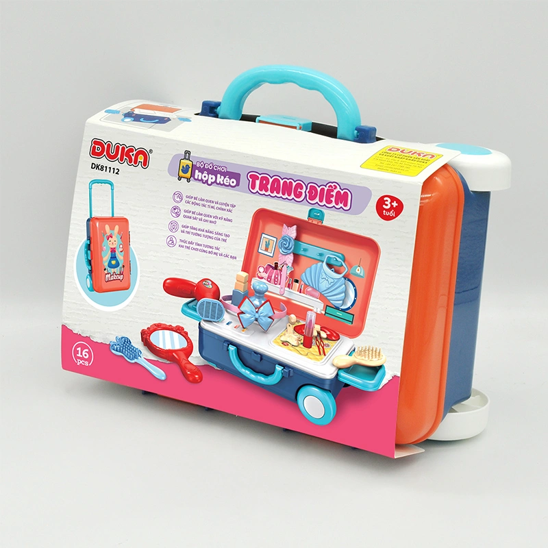 Bộ đồ chơi hộp kéo trang điểm Duka DK81112 (16 chi tiết) 2