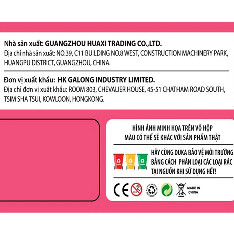 Bộ đồ chơi hộp kéo trang điểm Duka DK81112 (16 chi tiết) 6