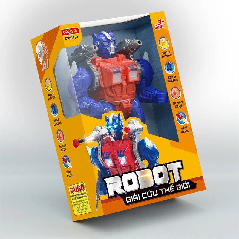 Đồ chơi robot giải cứu thế giới CRESTA DK81184 2