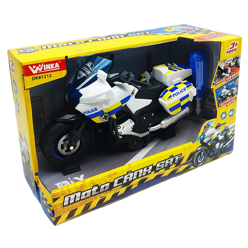 Đồ chơi xe mô tô cảnh sát WINKA DK81212 2