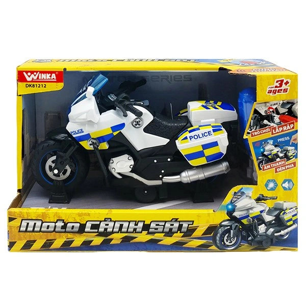 Đồ chơi xe mô tô cảnh sát WINKA DK81212 1