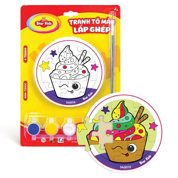 Bộ đồ chơi tranh tô màu lắp ghép Star Kids K-703 - Màu ngẫu nhiên 1