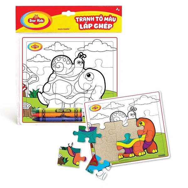 Bộ đồ chơi tranh tô màu lắp ghép Star Kids - Mẫu ngẫu nhiên 1