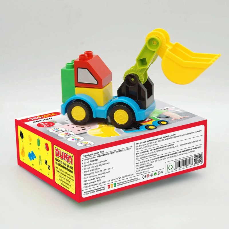Đồ chơi ghép hình xe đào CRESTA DK81080 (8 chi tiết) 2