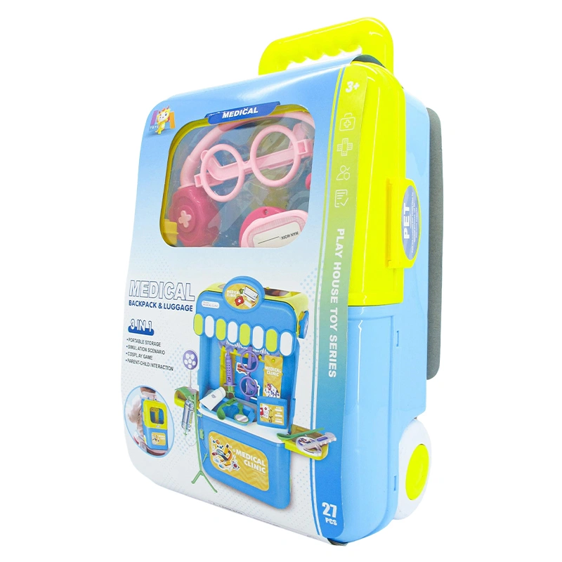 Đồ chơi vali kéo đựng dụng cụ bác sĩ LATOYS LA5568A-7 (27 chi tiết) 3