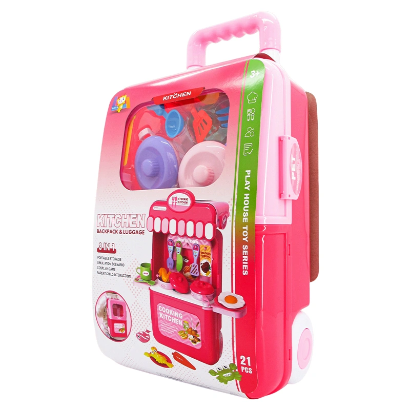 Đồ chơi vali kéo đựng dụng cụ nhà bếp LATOYS LA5568B-7 (21 chi tiết) 3