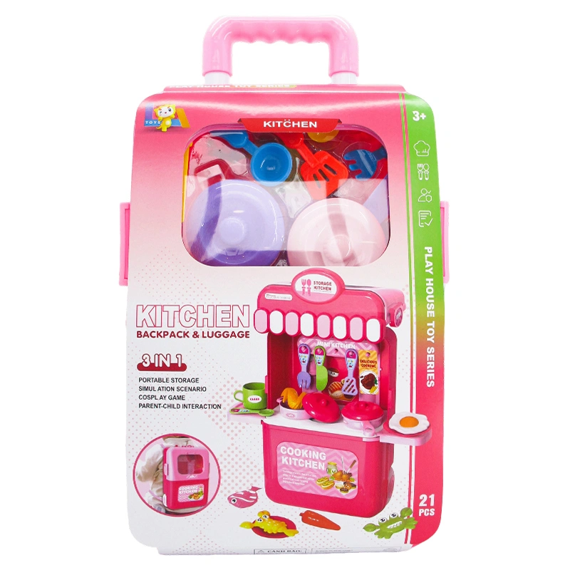 Đồ chơi vali kéo đựng dụng cụ nhà bếp LATOYS LA5568B-7 (21 chi tiết) 4