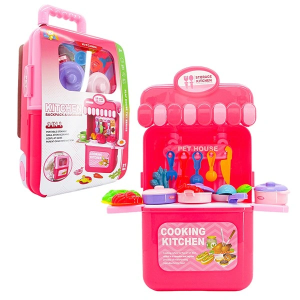 Đồ chơi vali kéo đựng dụng cụ nhà bếp LATOYS LA5568B-7 (21 chi tiết) 1