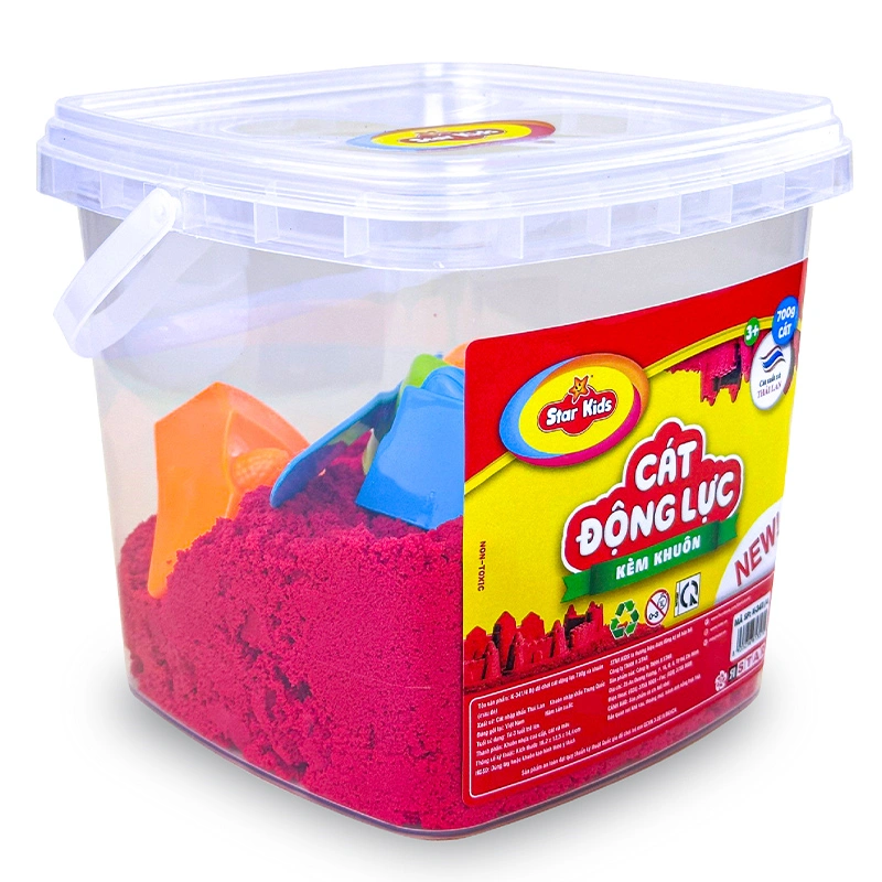 Bộ đồ chơi cát động lực 700g và khuôn Star Kids K-341/1 - Màu tự nhiên 9
