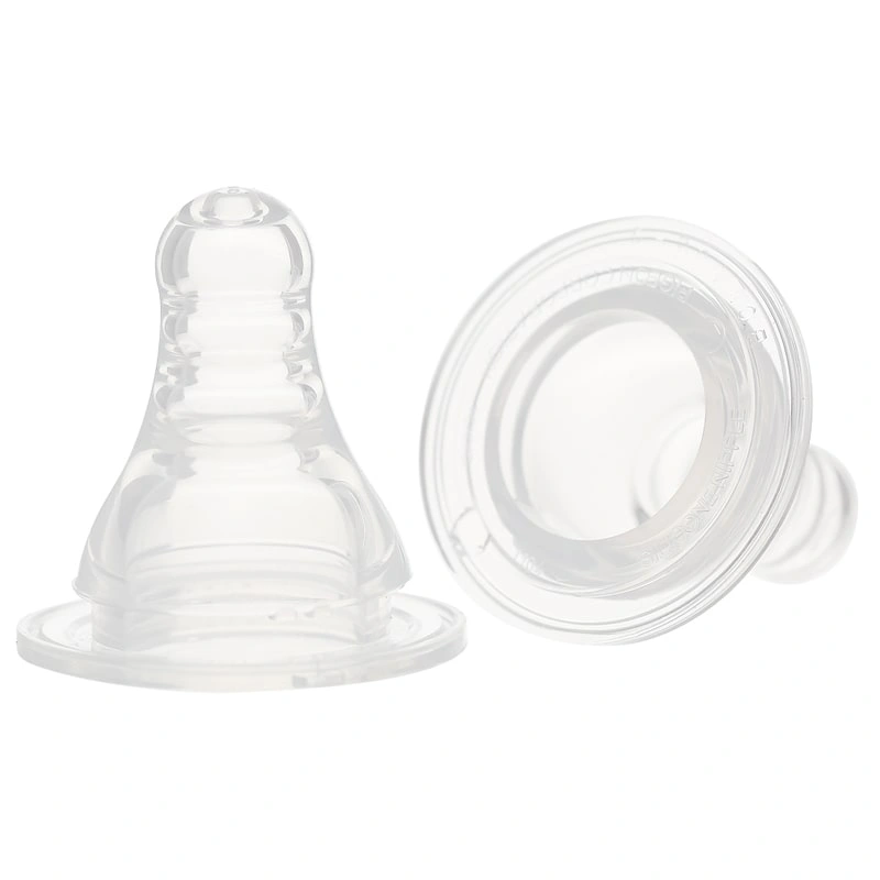 Bộ 2 núm ti Pigeon siêu mềm cổ hẹp size Y (6 - 9 tháng) 5