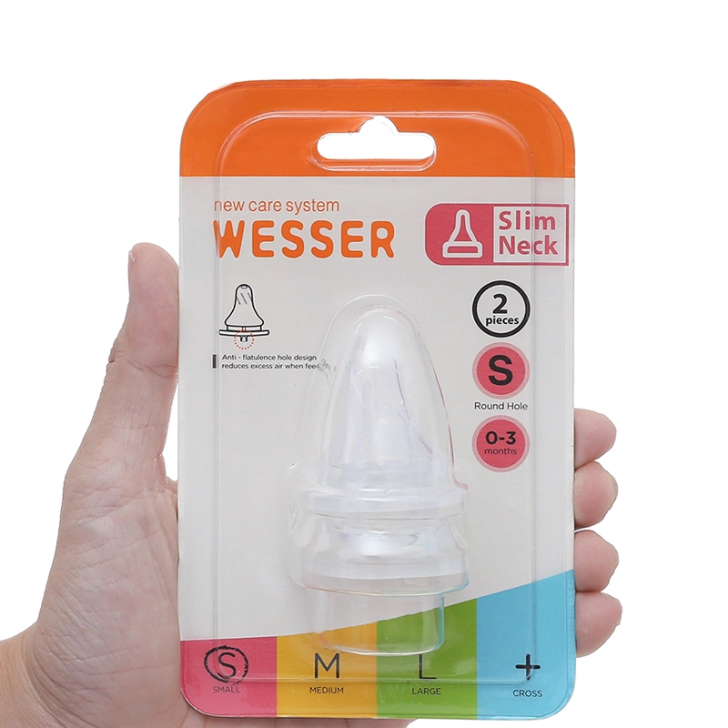 Bộ 2 núm ti Wesser cổ hẹp size S (0 - 3 tháng) 6